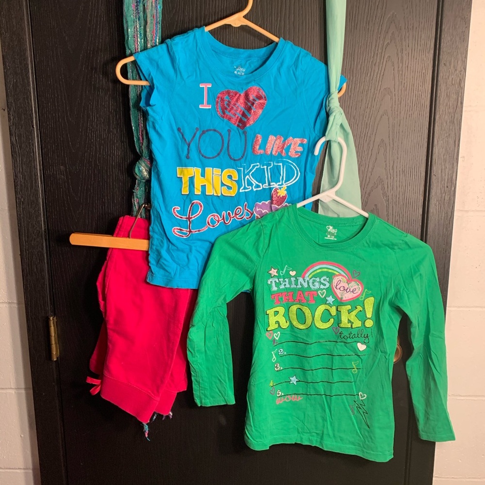 Girls - 2 children’s place shirt & target sweats